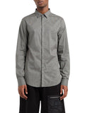 Camicia fantasia con piccolo logo