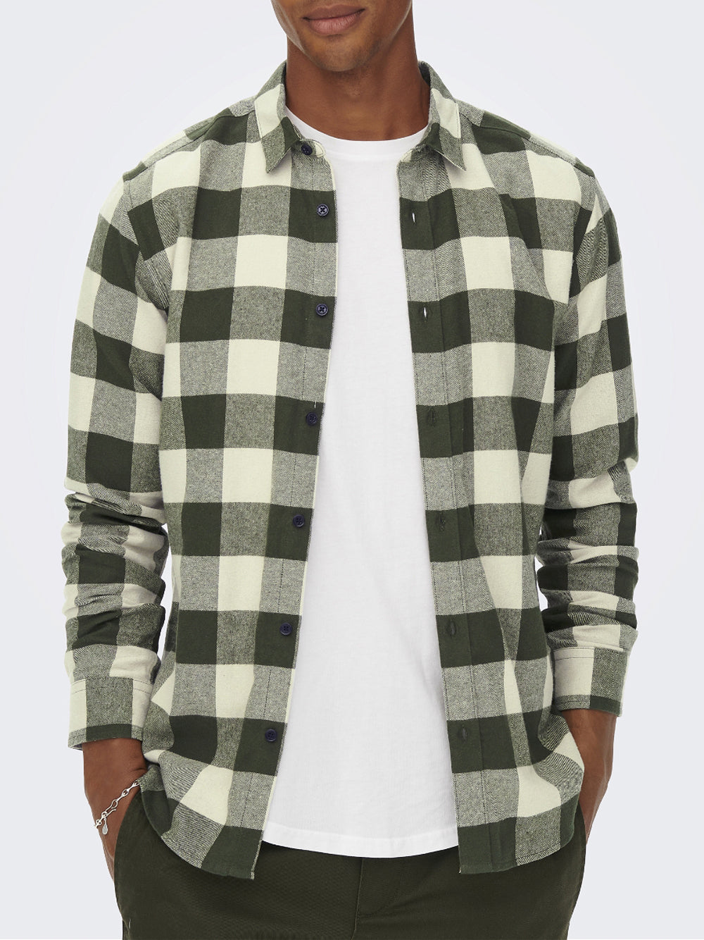 Camicia a quadri check Gudmund