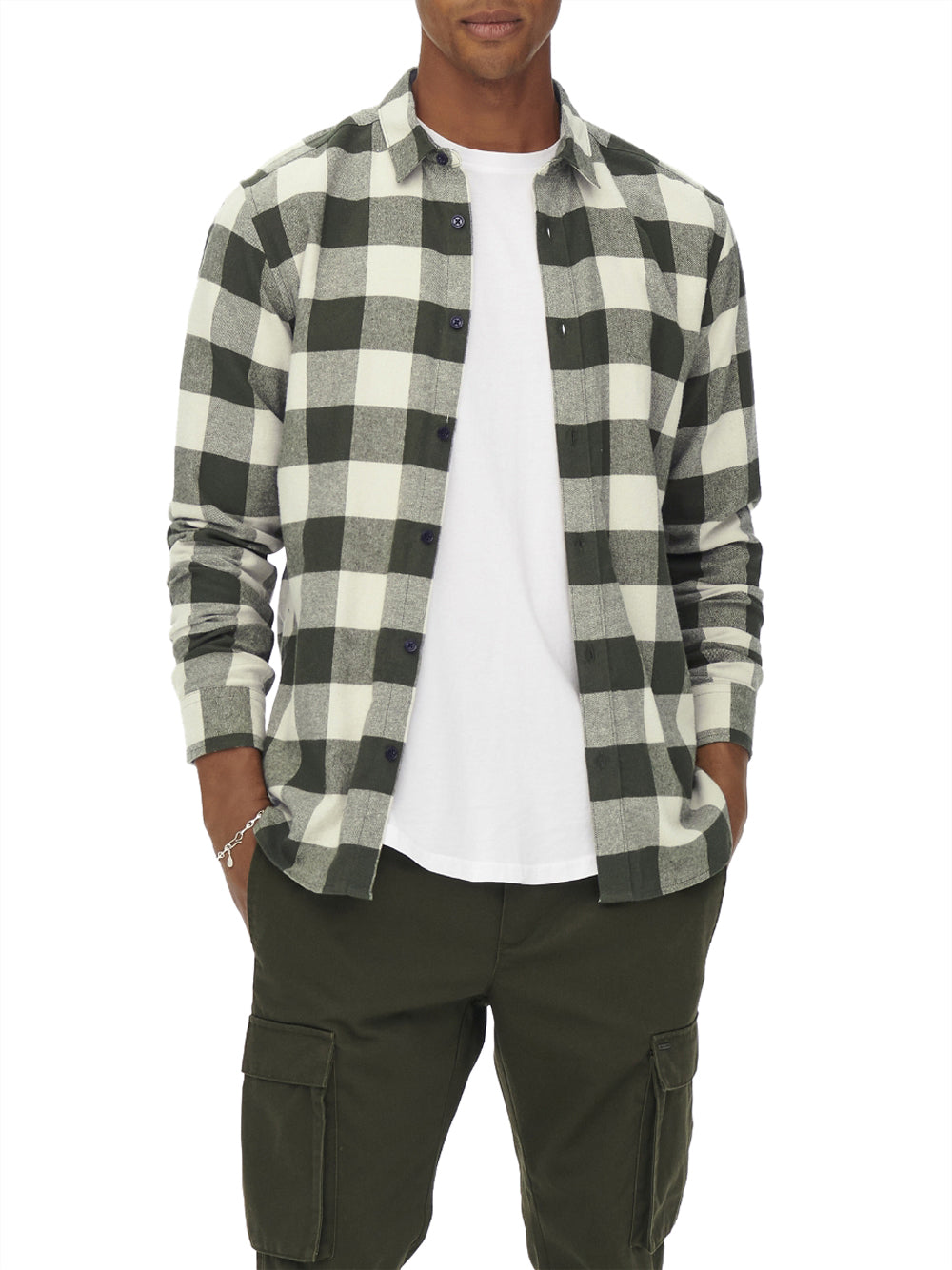 Camicia a quadri check Gudmund