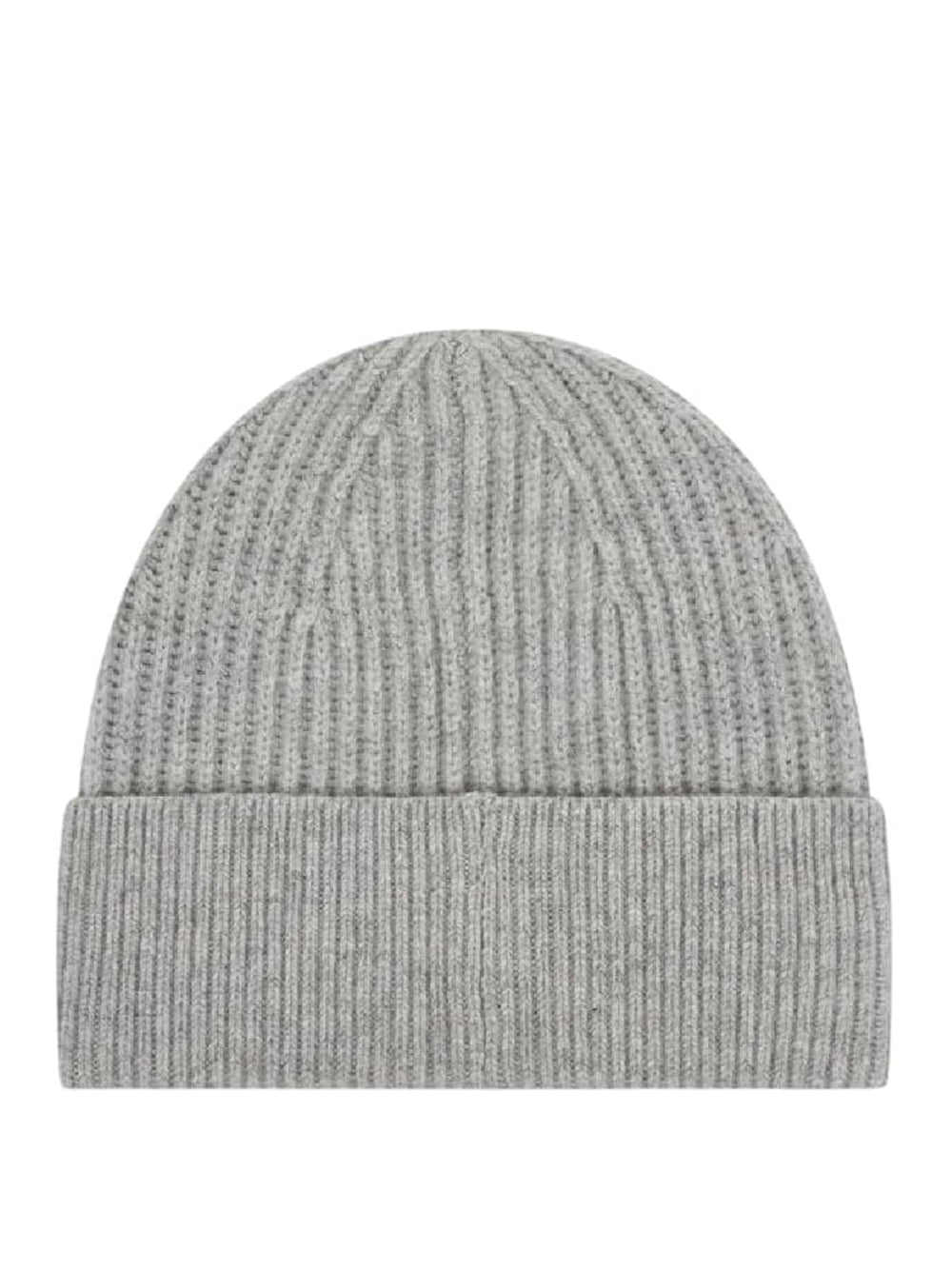 CK ACC.D COL Cappellino a costine con logo metal GRIGIO CHIARO