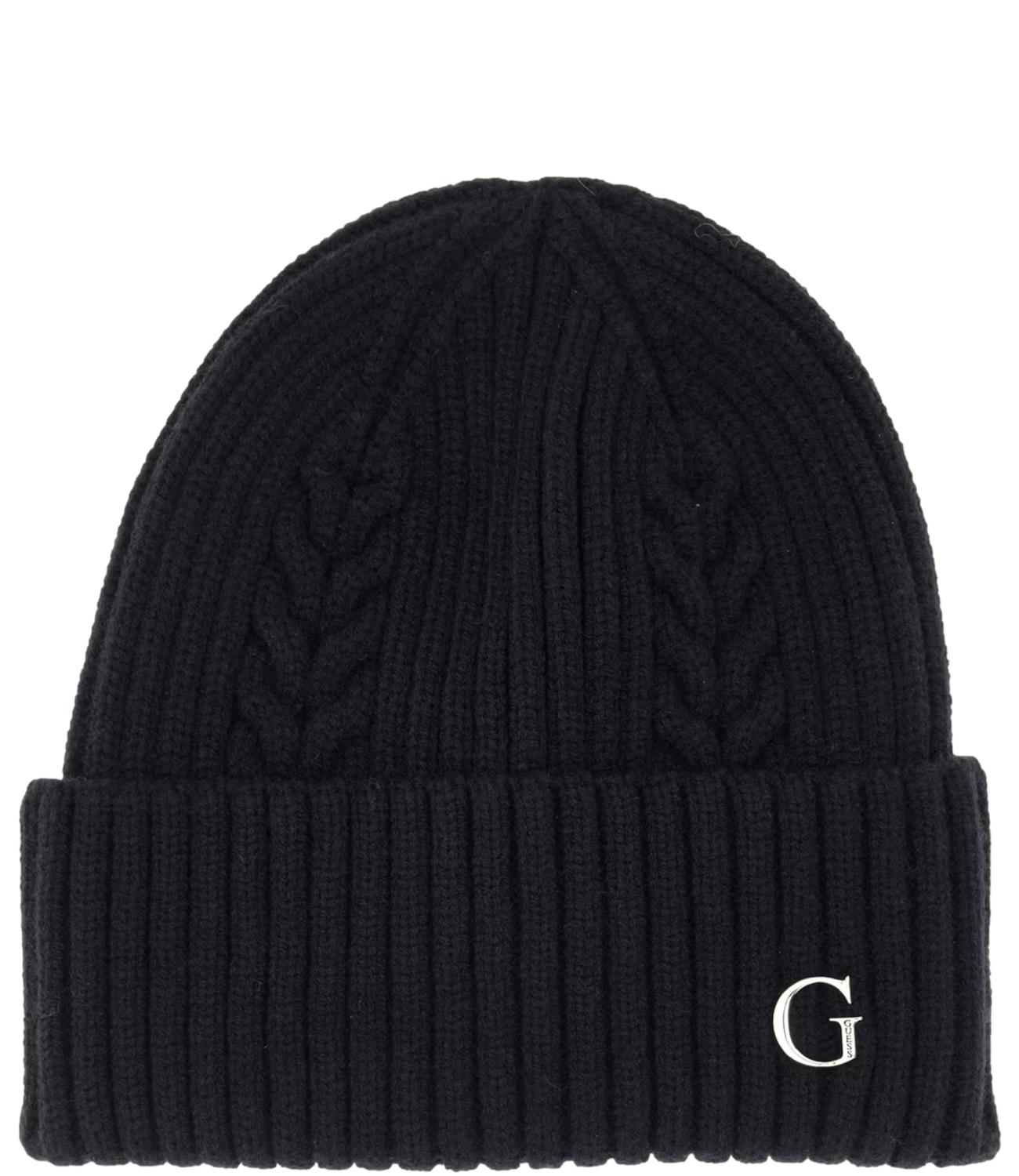 GUESS ACC D COL Cappello Beanie nero