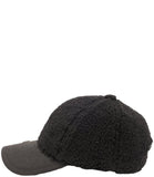 LIU JO SOFT ACC1 Cappello baseball con dettagli pelliccia nero