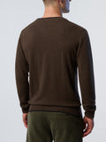 NORTH SAILS U Magloncino girocollo con piccolo logo nocciola