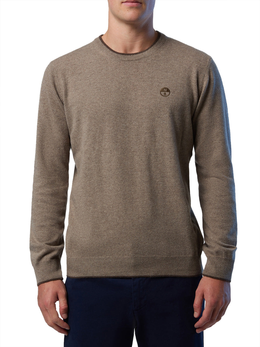 NORTH SAILS U Pullover girocollo beige