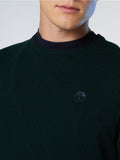 Maglioncino gircollo con piccolo logo