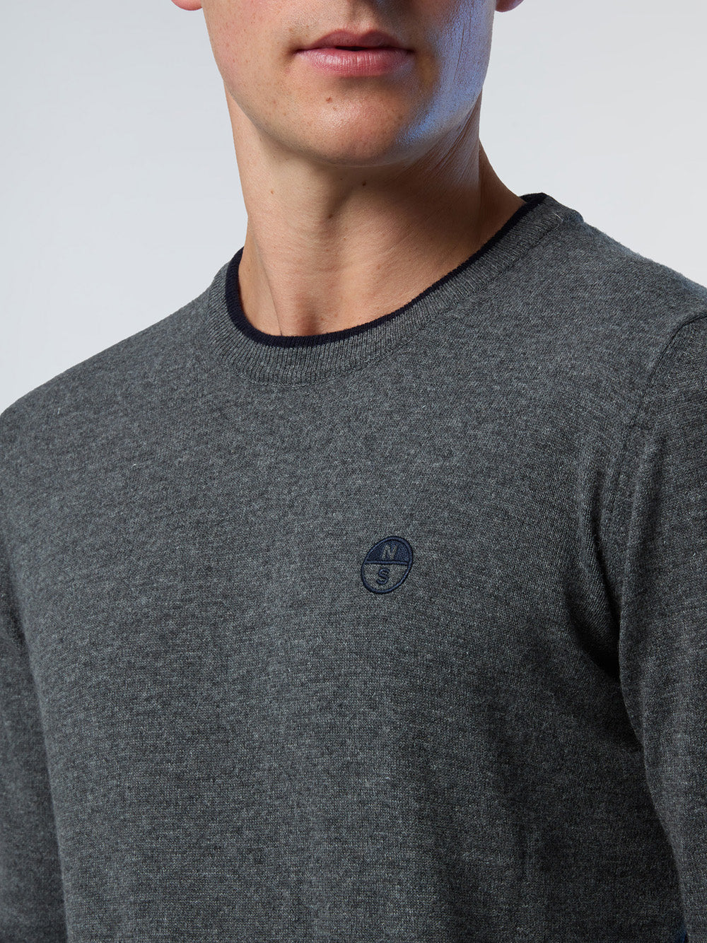 NORTH SAILS U Pullover girocollo GRIGIO MEDIO