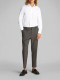 Camicia in popeline stretch regular