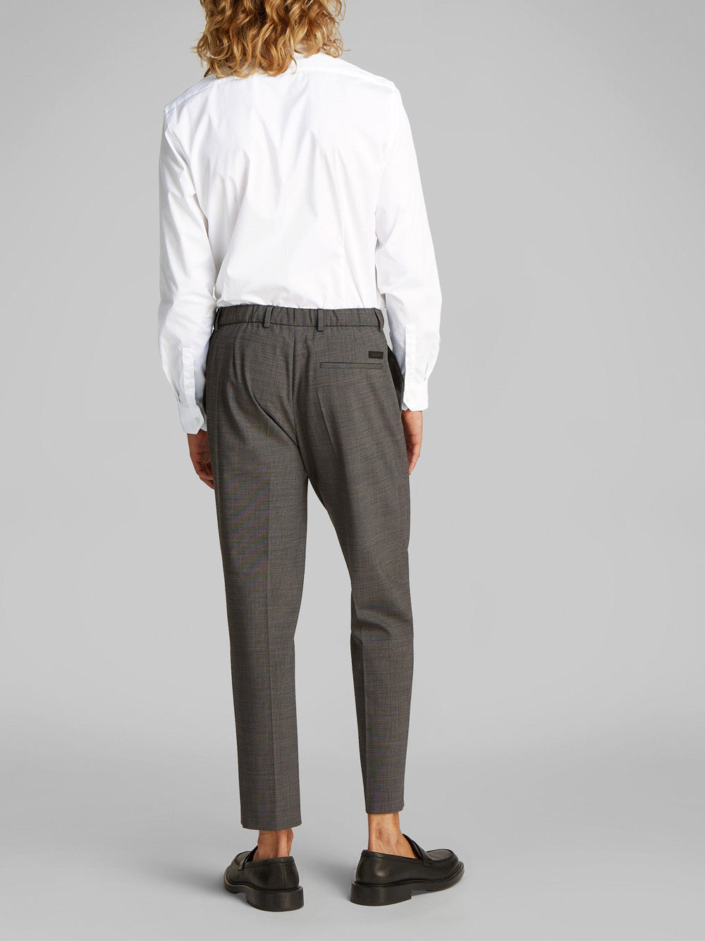 Camicia in popeline stretch regular