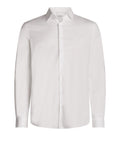Camicia in popeline stretch regular