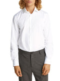 Camicia in popeline stretch regular