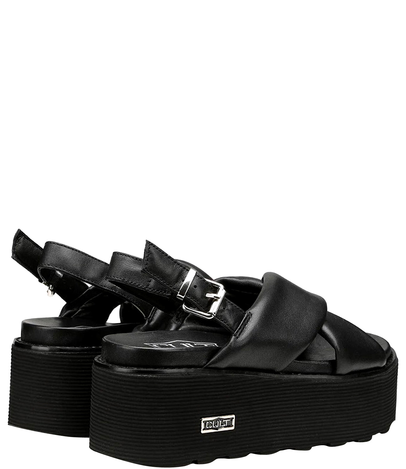 CULT D Sandalo a fasce larghe Nancy platform nero