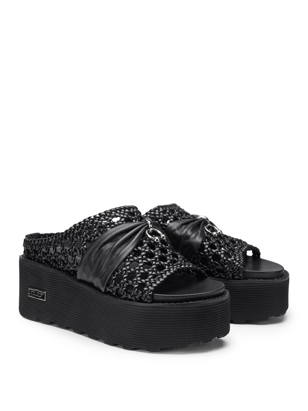 CULT D Ciabatta platform Nancy nero