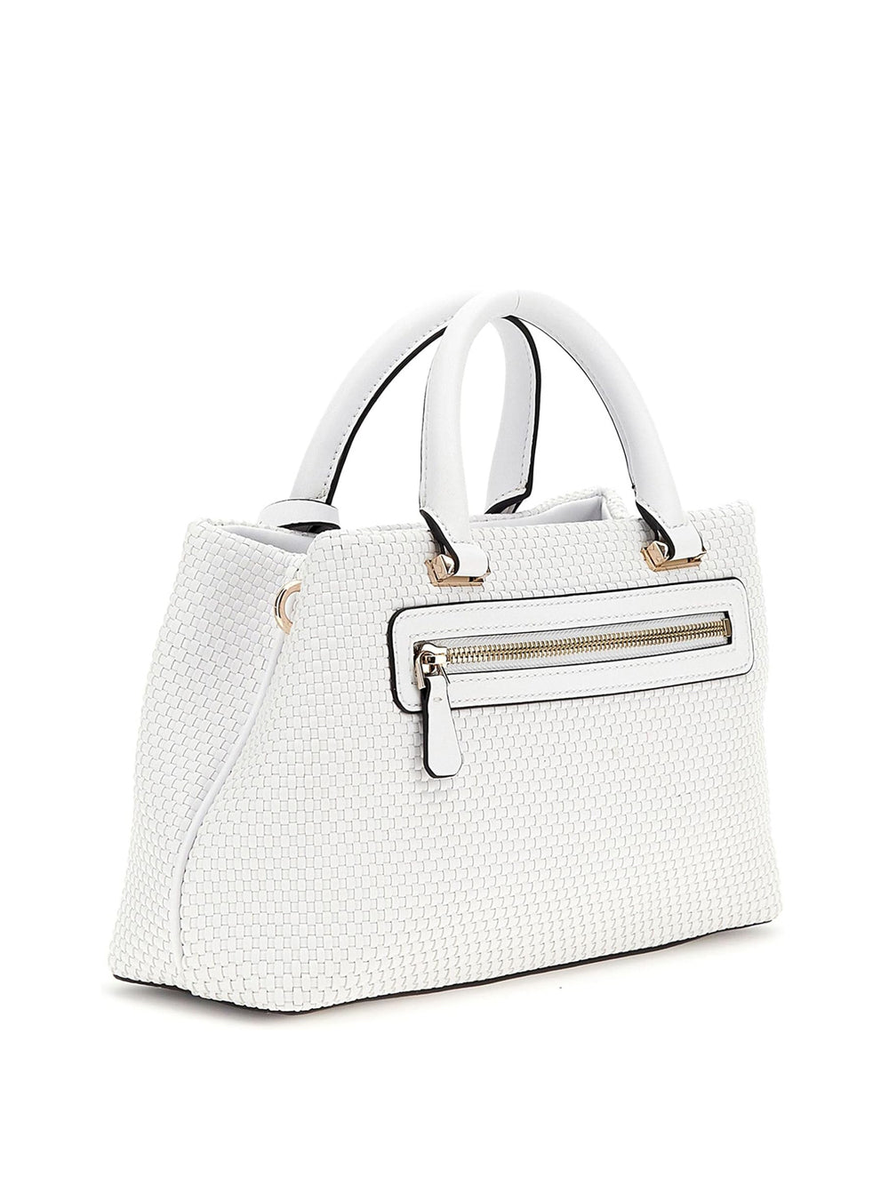 GUESS ACC D COL Borsa phaedra small satchel bianco