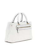 GUESS ACC D COL Borsa phaedra small satchel bianco