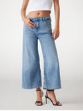 Jeans cropped wide leg
