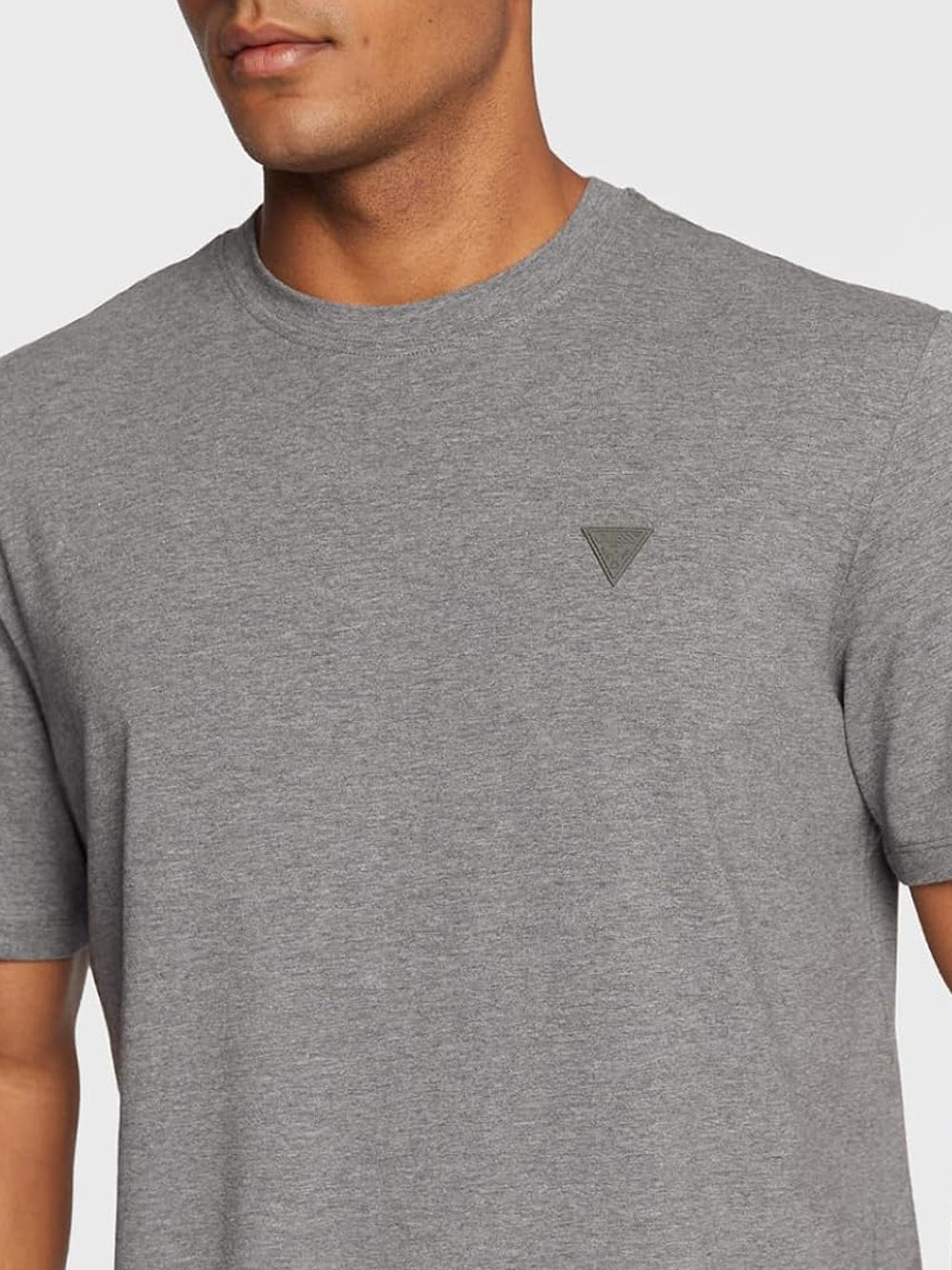 GUESS ATH U COL T-shirt Hedley grigio