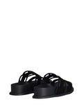 LIU JO DRESS SHOES Ciabatte sandali loren 06 cow suede nero