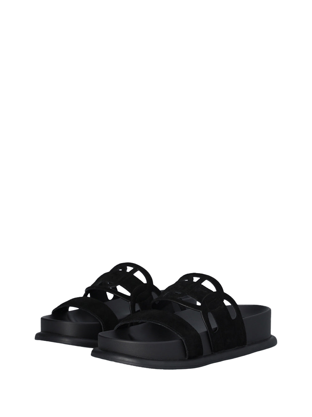 LIU JO DRESS SHOES Ciabatte sandali loren 06 cow suede nero