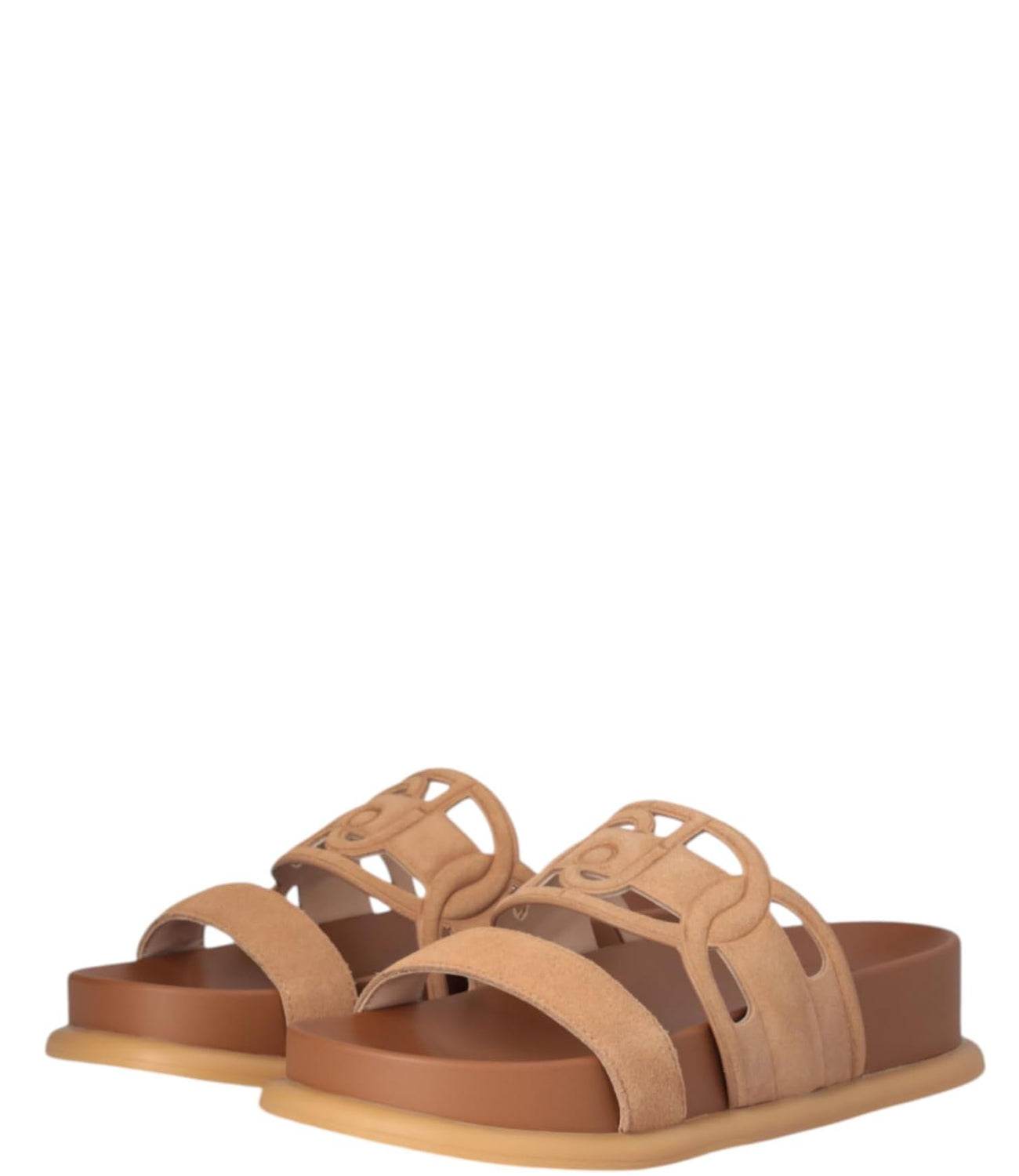 LIU JO DRESS SHOES Ciabatte sandali loren 06 cow suede cognac