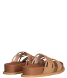 LIU JO DRESS SHOES Ciabatte sandali loren 06 cow suede cognac