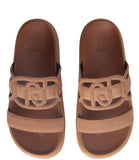 LIU JO DRESS SHOES Ciabatte sandali loren 06 cow suede cognac