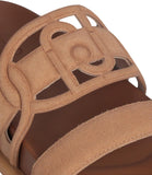 LIU JO DRESS SHOES Ciabatte sandali loren 06 cow suede cognac