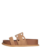 LIU JO DRESS SHOES Ciabatte sandali loren 06 cow suede cognac