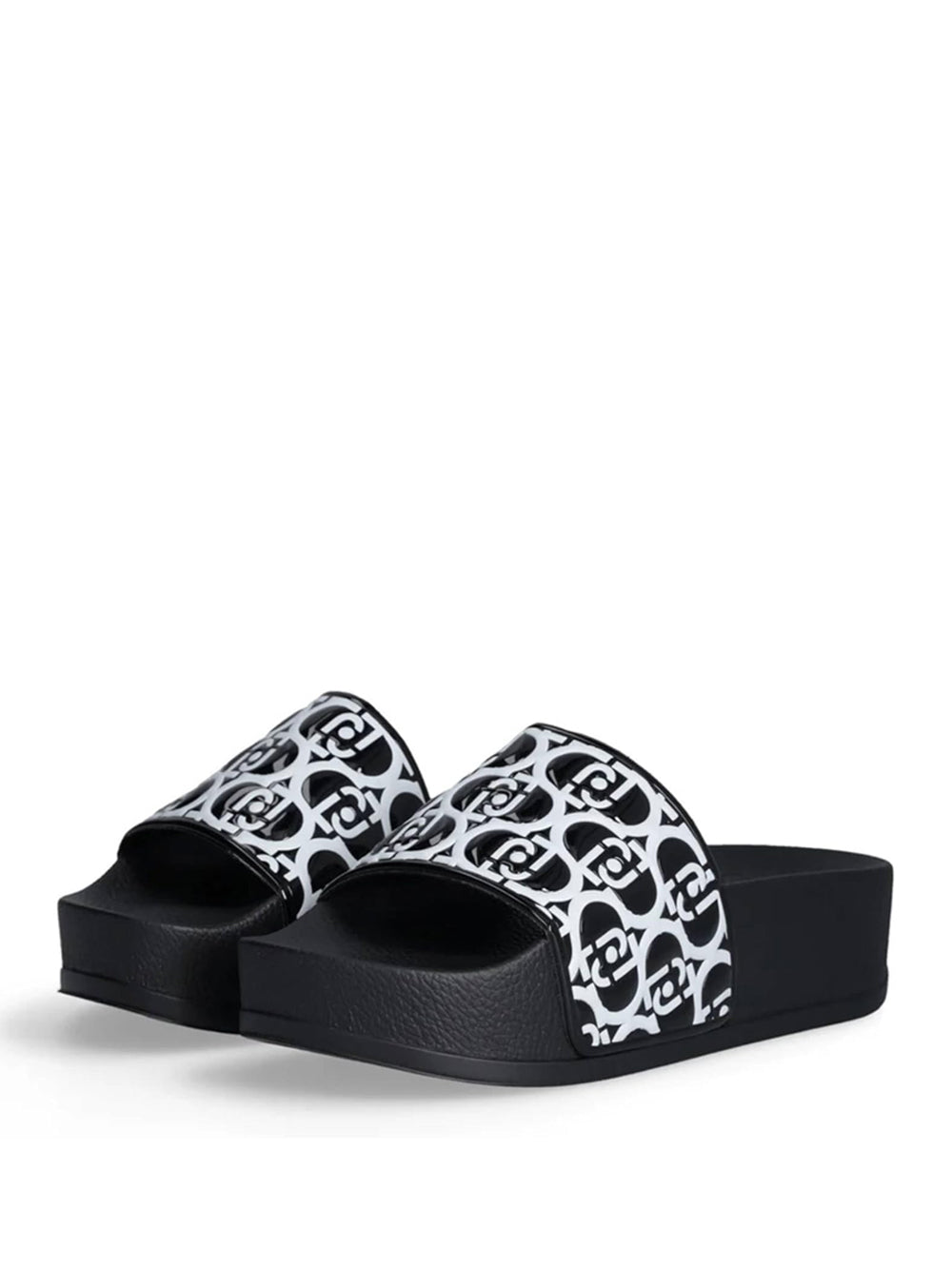 LIU JO SPORT SHOES Ciabatta slipper Mykonos 01 nero