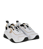 Sneakers con profili contrasto