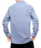 Camicia fantasia con piccolo logo
