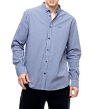 Camicia fantasia con piccolo logo