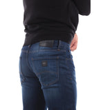 Jeans basic slim J13 scuro