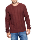 Pullover cable girocollo