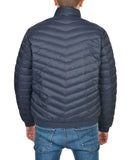 Piumino basic collo alto logo