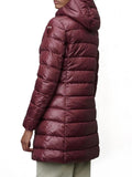BLAUER D Piumino lungo con cappuccio Agnes ROSSO/ROSA