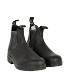 Stivaletto black leather glitter