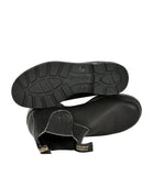 Stivaletto black leather glitter