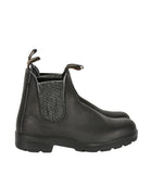 Stivaletto black leather glitter
