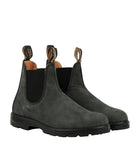 Stivaletti 587 rustic black leather
