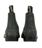 Stivaletti 587 rustic black leather