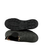 Stivaletti 587 rustic black leather