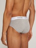 CK U U.WEAR Slip logo Ck hip brief pacco da tre NERO/B.CO/GRIGIO