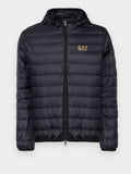 EA7 U Piumino 100 grammi basic con piccolo logo nero