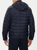 EA7 U Piumino cappuccio 100 grammi con logo blu