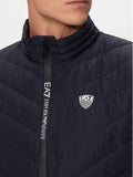 EA7 U Gilet smanicato trapuntato blu