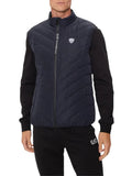 EA7 U Gilet smanicato trapuntato blu