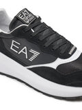EA7 U Sneakers logo suola alta NERO/B.CO