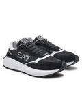 EA7 U Sneakers logo suola alta NERO/B.CO
