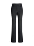 EMMEMARELLA1 Jeans scuro con strass nero