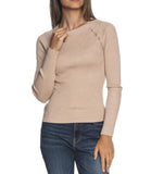 GUESS A D PRE Maglioncino girocollo Emely rosa